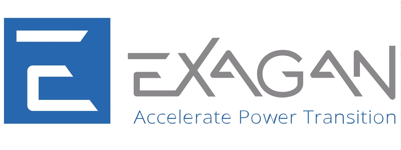 logo Exagan, Accelerate Power Transition