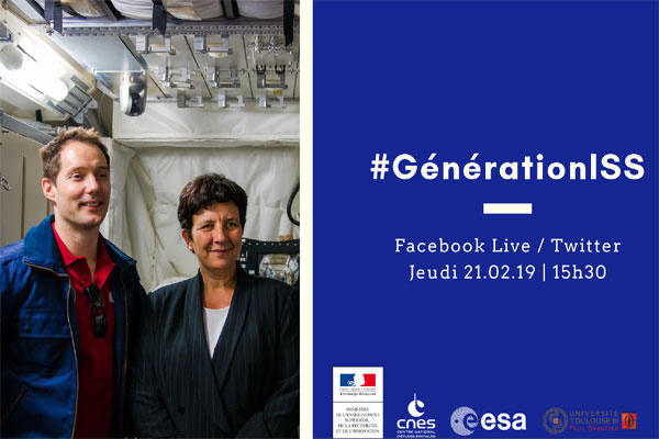 Génération ISS : Facebook et Twitter live, avec Frédéric Vidal et Thomas Pesque