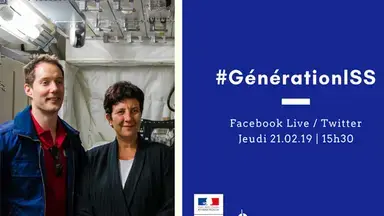 Génération ISS : Facebook et Twitter live, avec Frédéric Vidal et Thomas Pesque