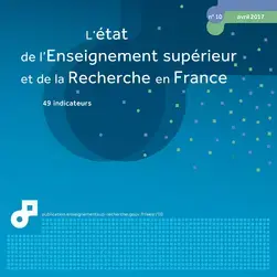 L’état de l’Enseignement supérieur et de la Recherche en France 2017 - Couverture