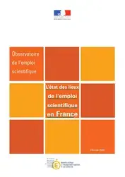 L'état des lieux de l'emploi scientifique en France - Couverture
