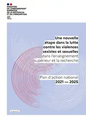 Plan d'action national contre les violences sexistes et sexuelles 2021- 2025 - Couverture