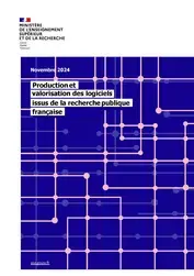 Production et valorisation des logiciels issus de la recherche publique française - Couverture