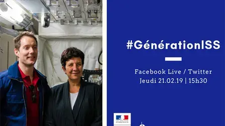 Génération ISS : Facebook et Twitter live, avec Frédéric Vidal et Thomas Pesque