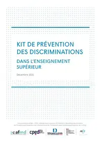 Kit de prévention des discriminations dans l'enseignement supérieur 2021 - Couverture