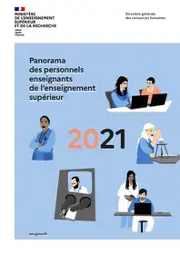 Panorama des personnels enseignants de l’enseignement supérieur 2021 - Couverture