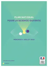 Plan national pour la Science ouverte - Couverture