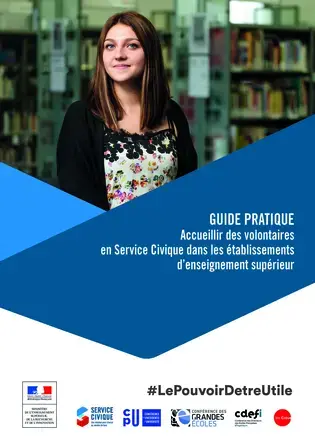 Accueillir des volontaires en service civique dans les établissements d'enseignement supérieur - Couverture