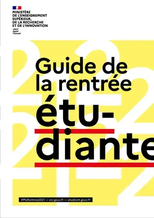 Guide de la rentrée étudiante 2021 - Couverture