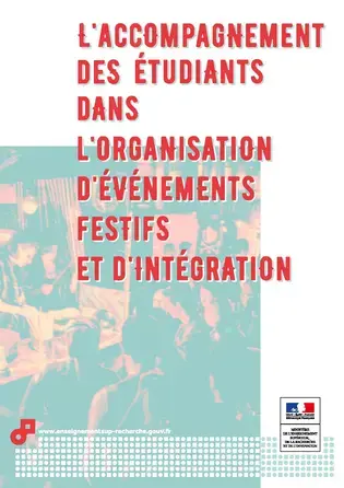 L'accompagnement des étudiants dans l'organisation d'événements festifs et d'intégration - Couverture