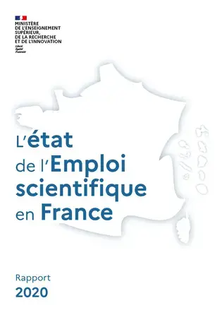 L'état des lieux de l'emploi scientifique en France 2020 - Couverture