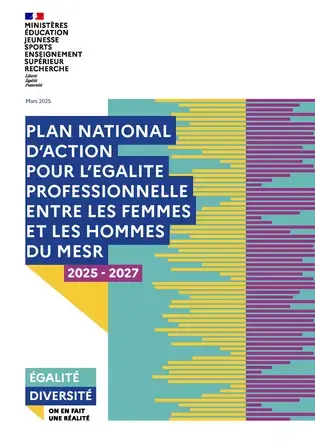 Plan national d'action pour l'égalité entre les femmes et les hommes du MESR - Couverture