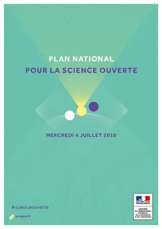 Plan national pour la Science ouverte - Couverture