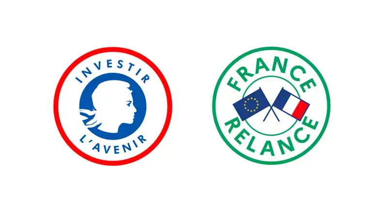 logo France Relance et logo investir l'avenir