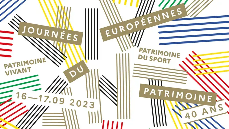 Journées européennes du patrimoine - 16 et 17 septembre 2023 - 40 ans - Patrimoine du sport - Patrimoine du vivant