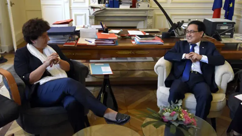 Rencontre Frédérique VIDAL et YOU Young-min