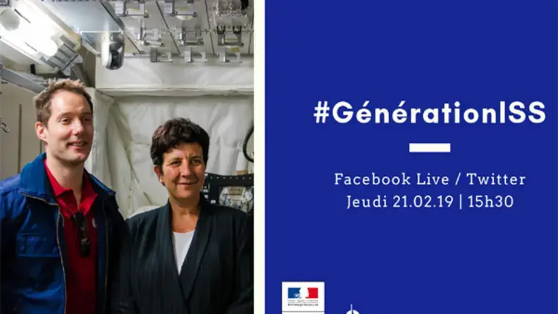 Génération ISS : Facebook et Twitter live, avec Frédéric Vidal et Thomas Pesque