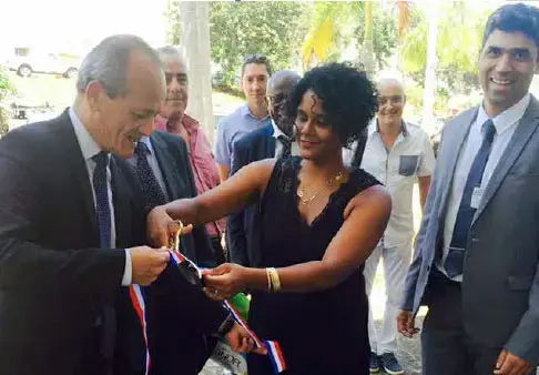 2017&nbsp;: inauguration de la Fête de la Science à la Réunion - Elvire Teza ouvre le Village des Sciences de l'université