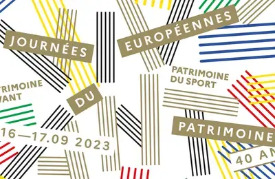 Journées européennes du patrimoine - 16 et 17 septembre 2023 - 40 ans - Patrimoine du sport - Patrimoine du vivant
