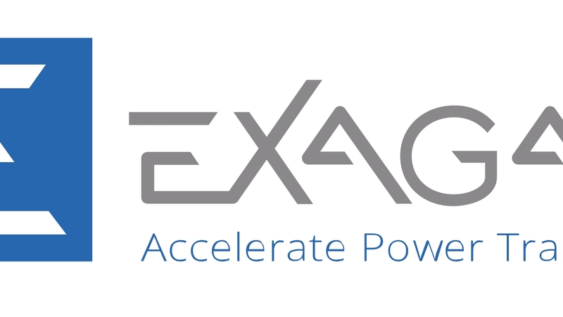 logo Exagan, Accelerate Power Transition