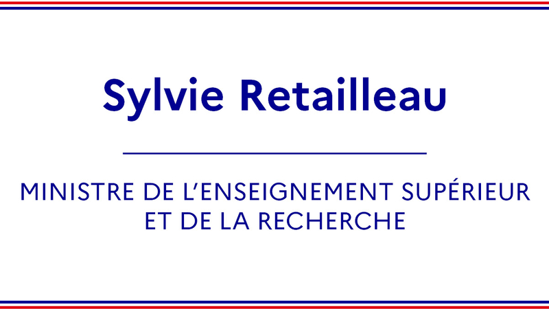 Sylvie Retailleau ministre de l'enseignement supérieur et de la recherche