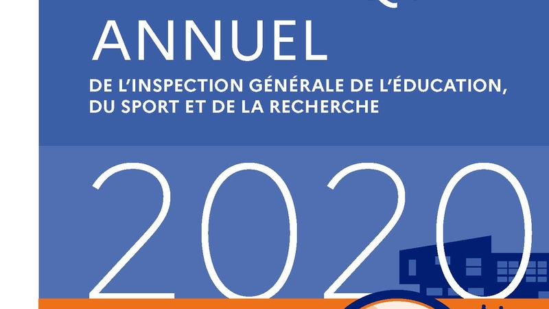 Couverture du rapport annuel thématique 2020 sur L'orientation de la quatrième au master