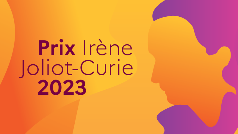 Identité visuelle du Prix Irène Joliot-Curie 2023