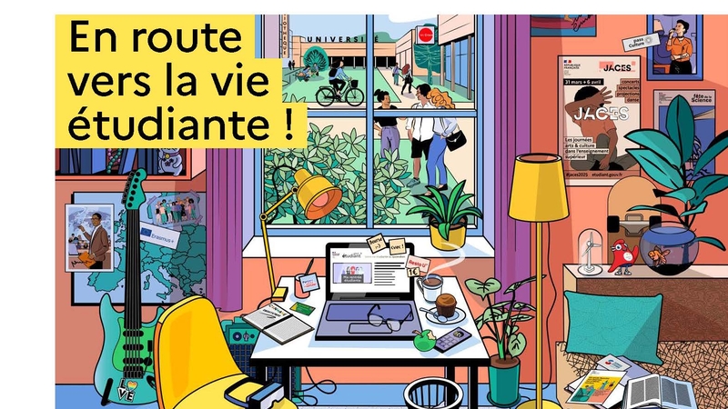 Guide de la vie etudiante 2025 - Couverture