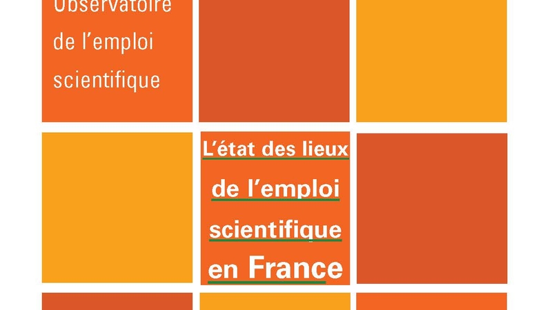 L'état des lieux de l'emploi scientifique en France - Couverture