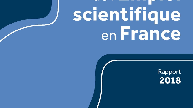 L'état des lieux de l'emploi scientifique en France 2018 - Couverture