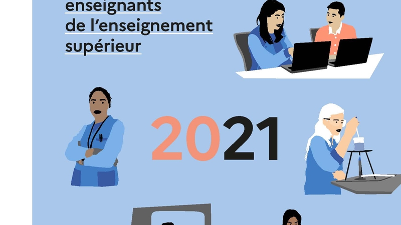 Panorama des personnels enseignants de l’enseignement supérieur 2021 - Couverture