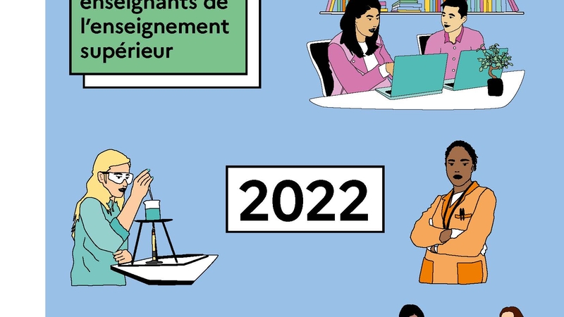 Panorama des personnels enseignants de l’enseignement supérieur 2022 - Couverture