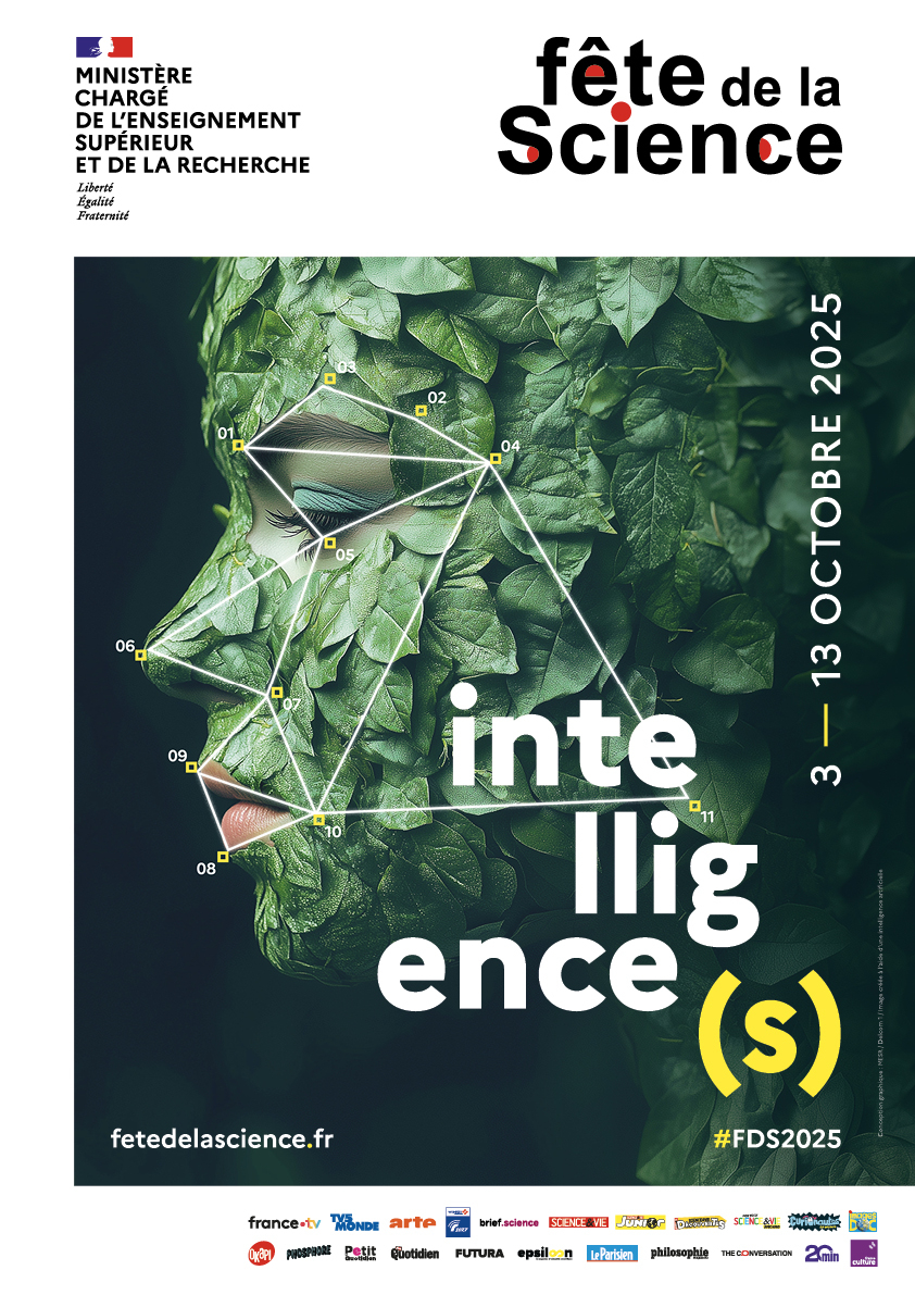 Affiche officielle de la Fête de la science 2025
