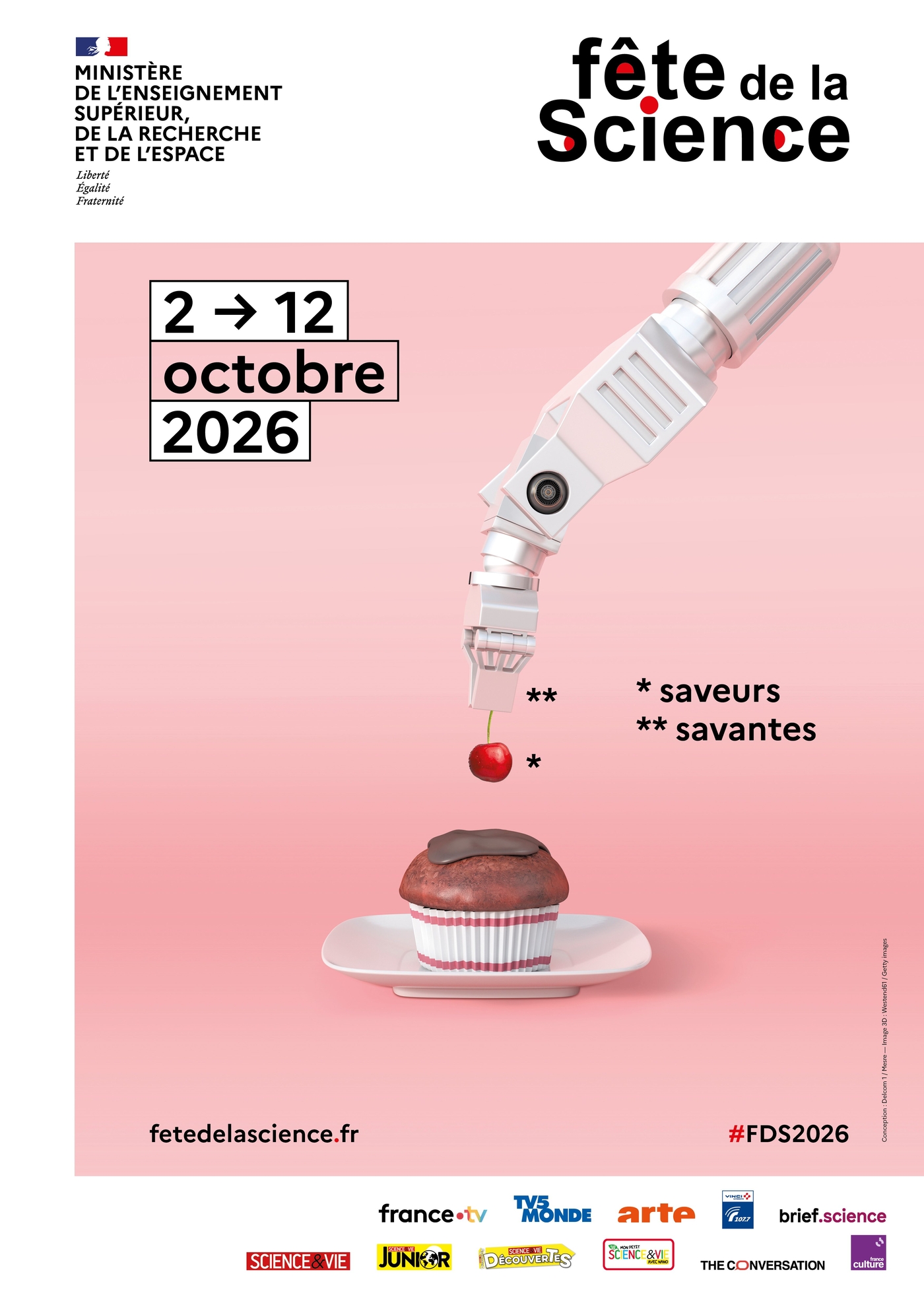 Affiche officielle Fête de la science 2026