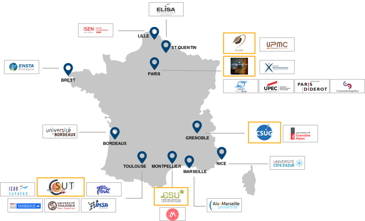 CENTRES SPATIAUX UNIVERSITAIRES