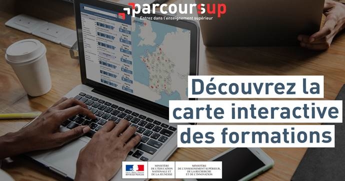 Carte interractive Parcoursup