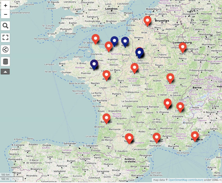  Carte des actions initiées par les établissements et les associations à l’occasion du 8 mars 2020