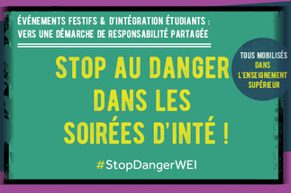 Stop au danger dans les dans les soirées d'inté !