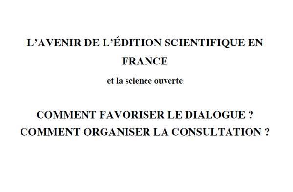 Avenir de l'édition scientifique en France