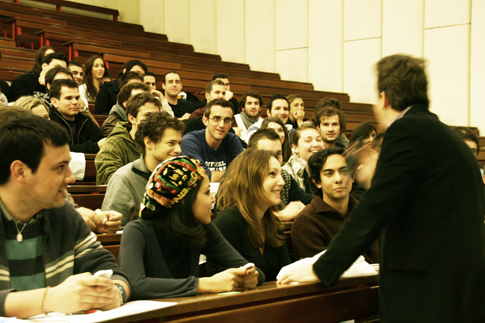 Étudiants en amphi