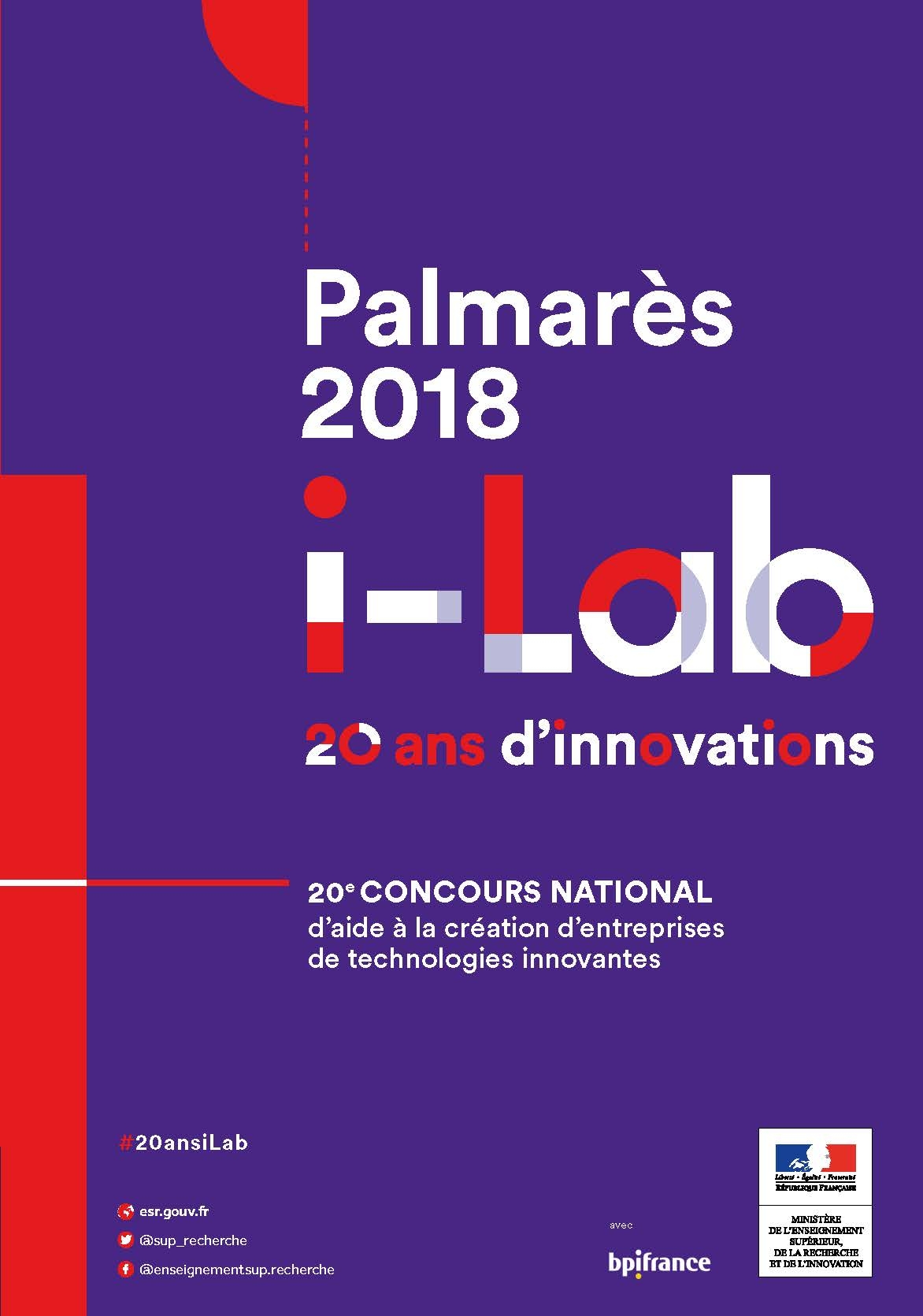 i-Lab - Couverture Palmarès 2018