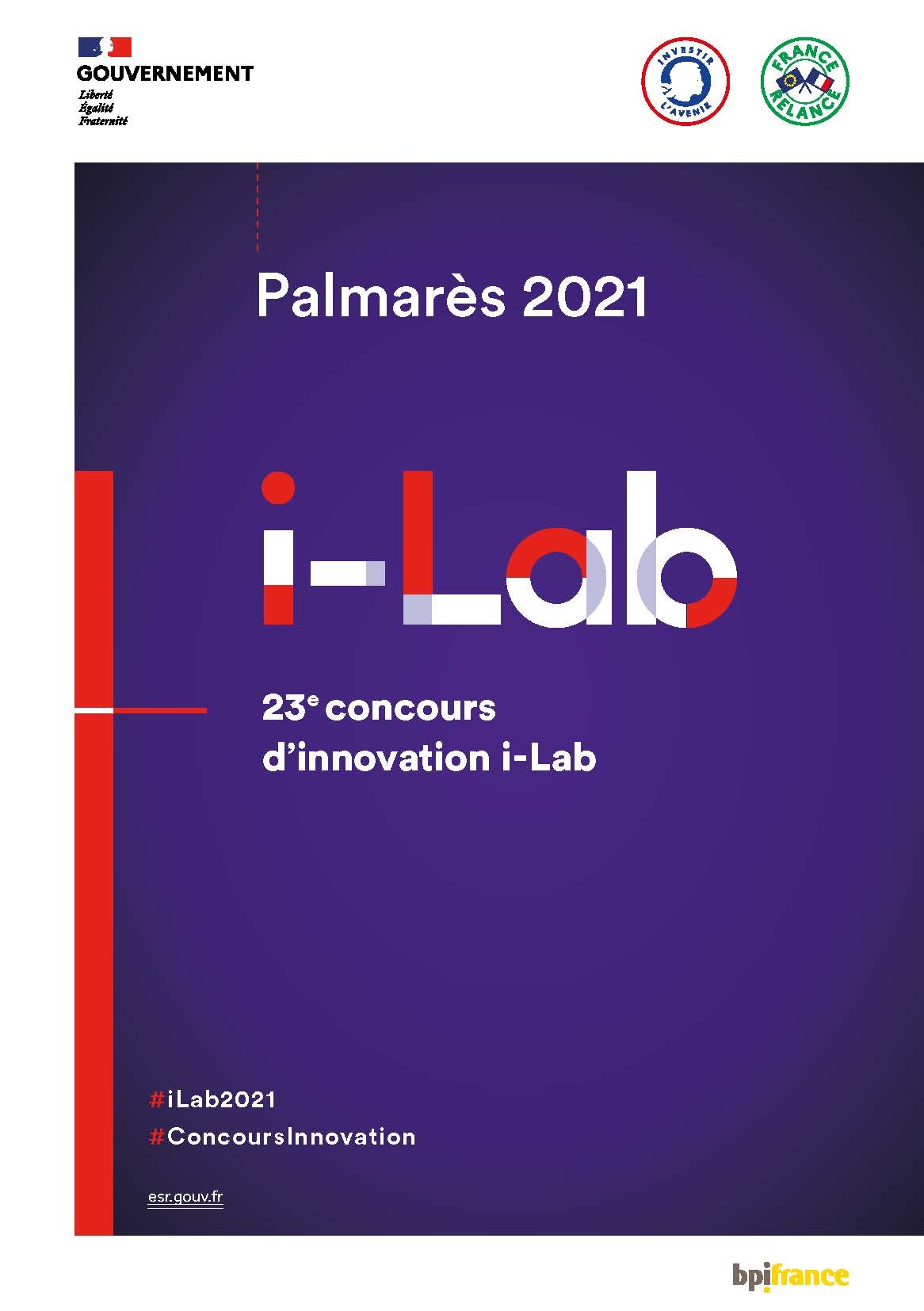 i-Lab - Couverture Palmarès 2021