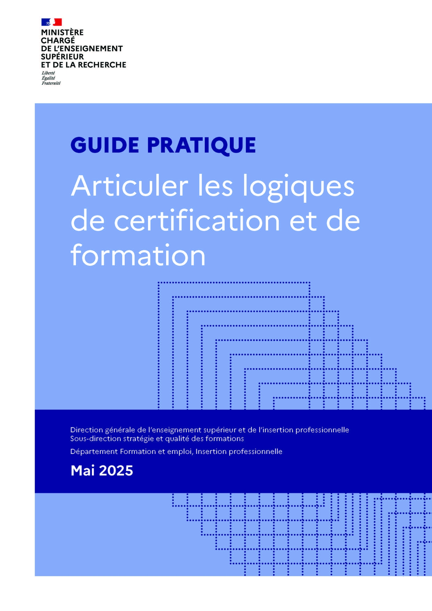  Name Articuler les logiques de certification et de formation -Couverture