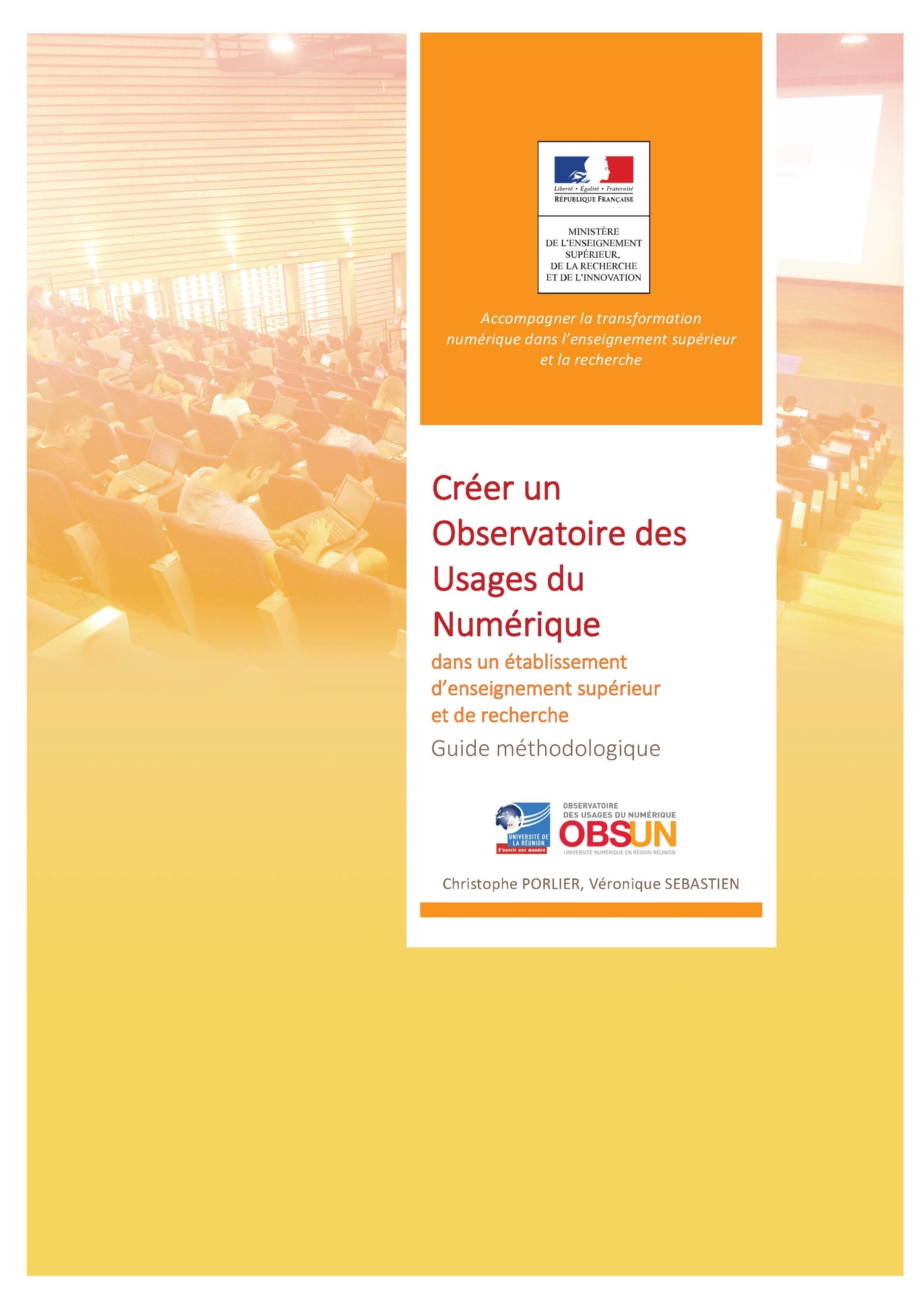Créer un observatoire des usages du numérique - Couverture