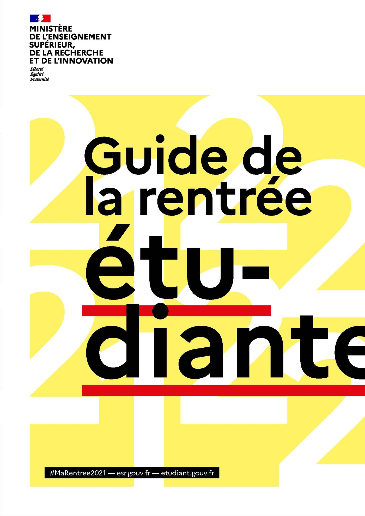 Guide de la rentrée étudiante 2021 - Couverture
