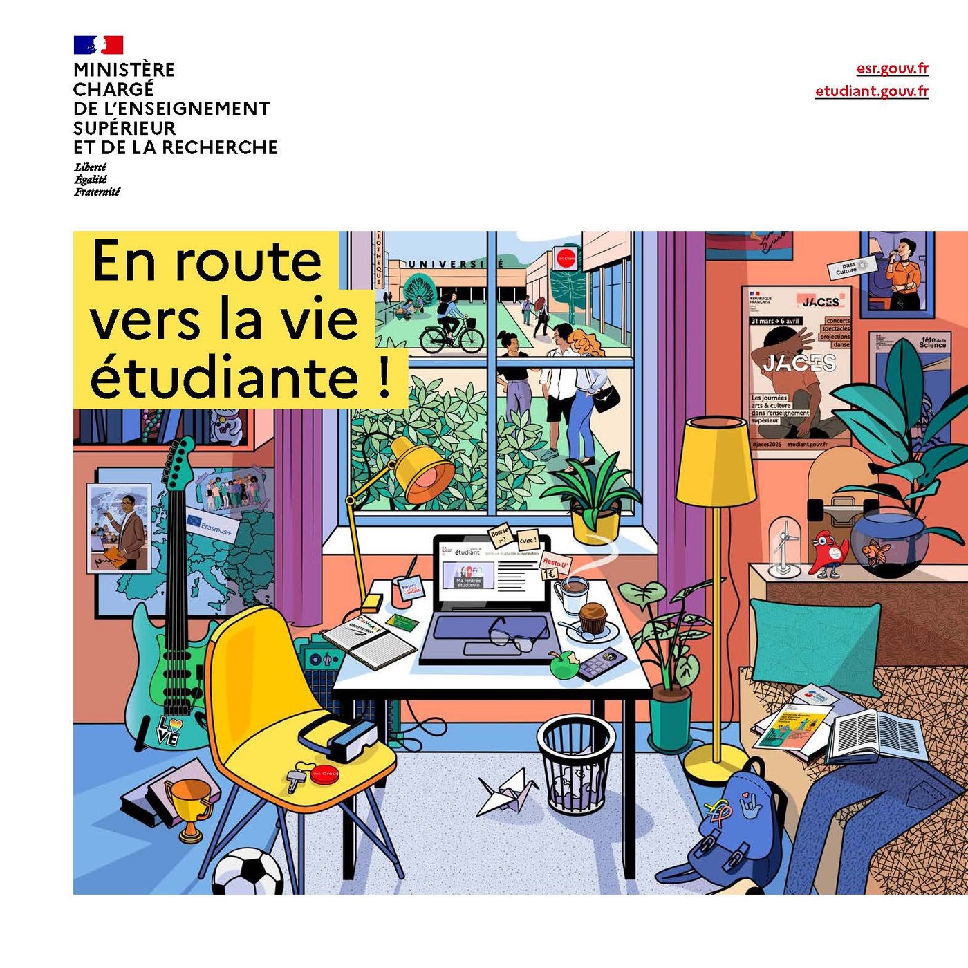 Guide de la vie etudiante 2025 - Couverture