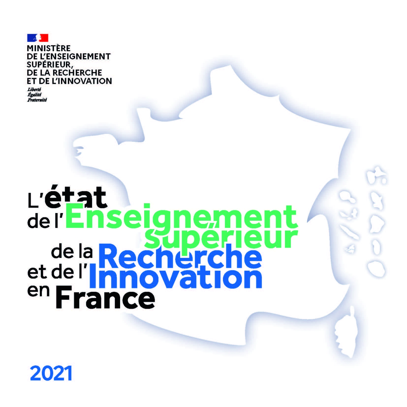 L’état de l’Enseignement supérieur et de la Recherche en France 2021- Couverture
