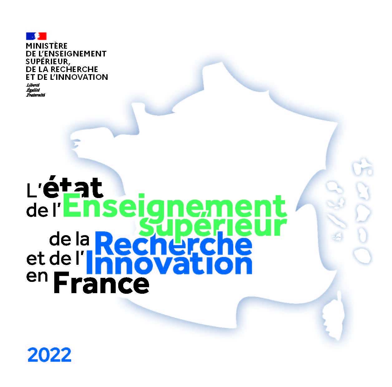 L’état de l’Enseignement supérieur et de la Recherche en France 2022- Couverture