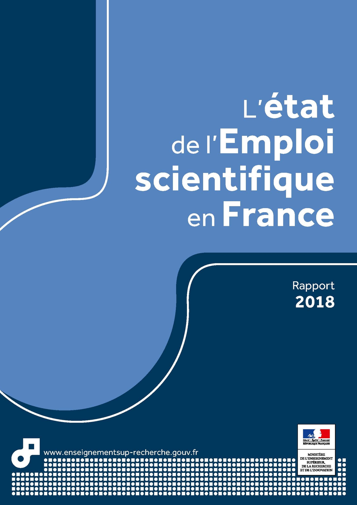 L'état des lieux de l'emploi scientifique en France 2018 - Couverture