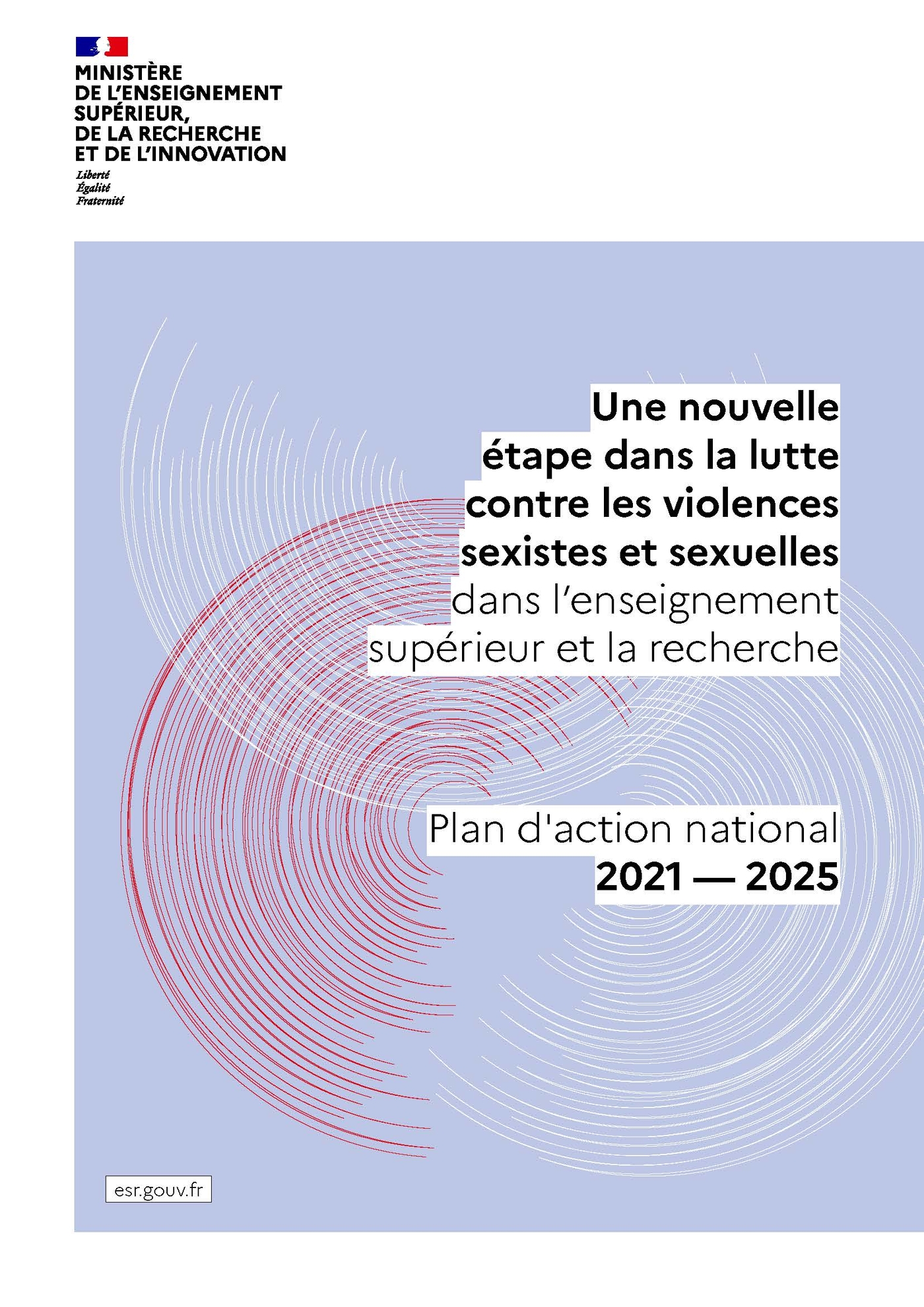 Plan d'action national contre les violences sexistes et sexuelles 2021- 2025 - Couverture
